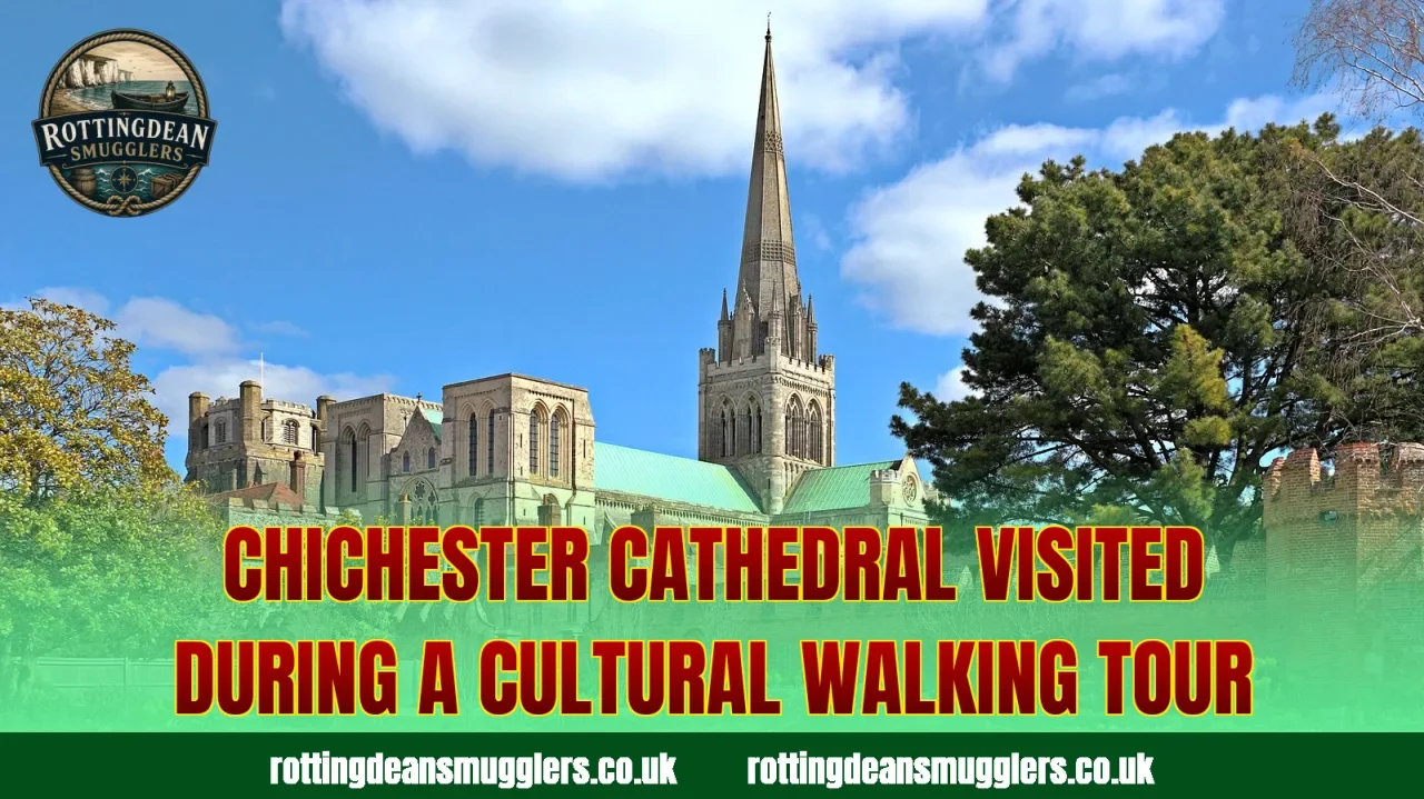 Chichester Cathedral visited during a cultural walking tour