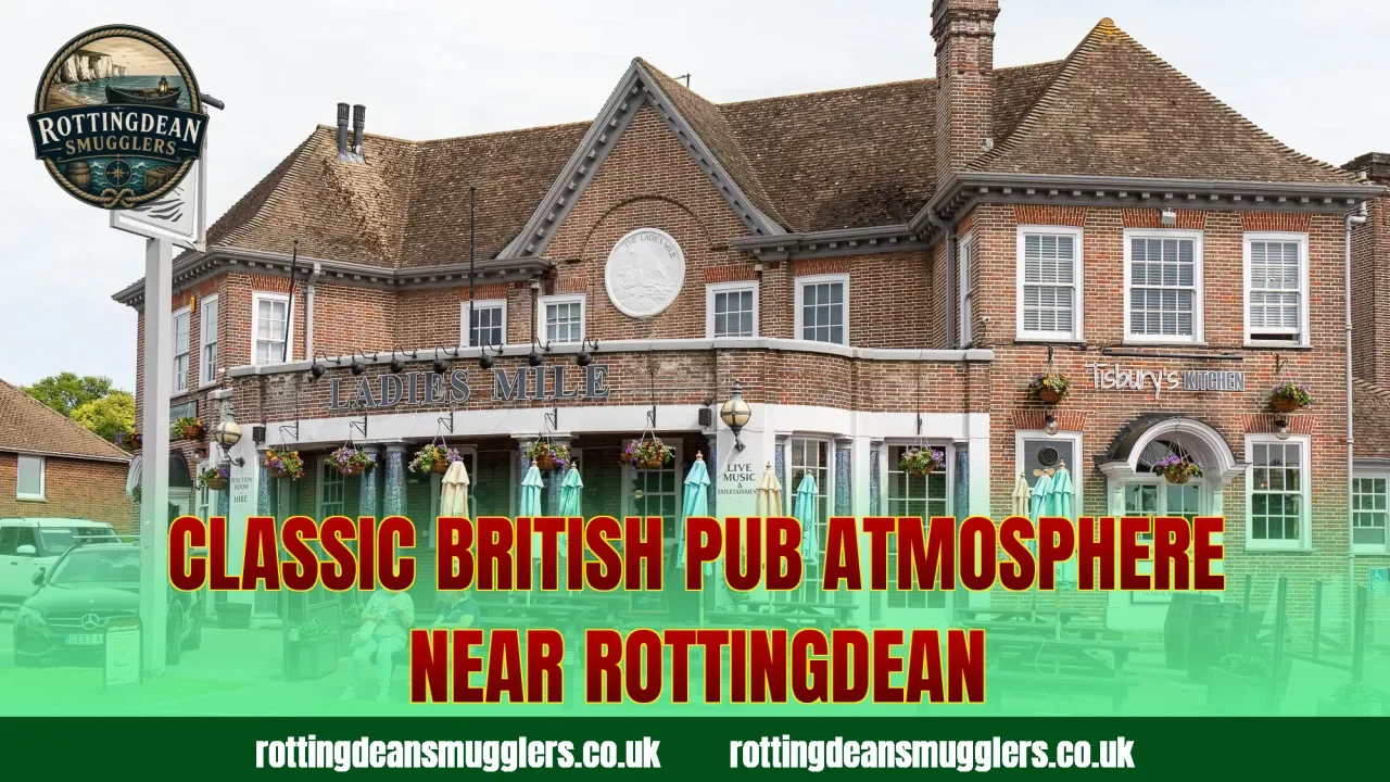 Classic British pub atmosphere near Rottingdean