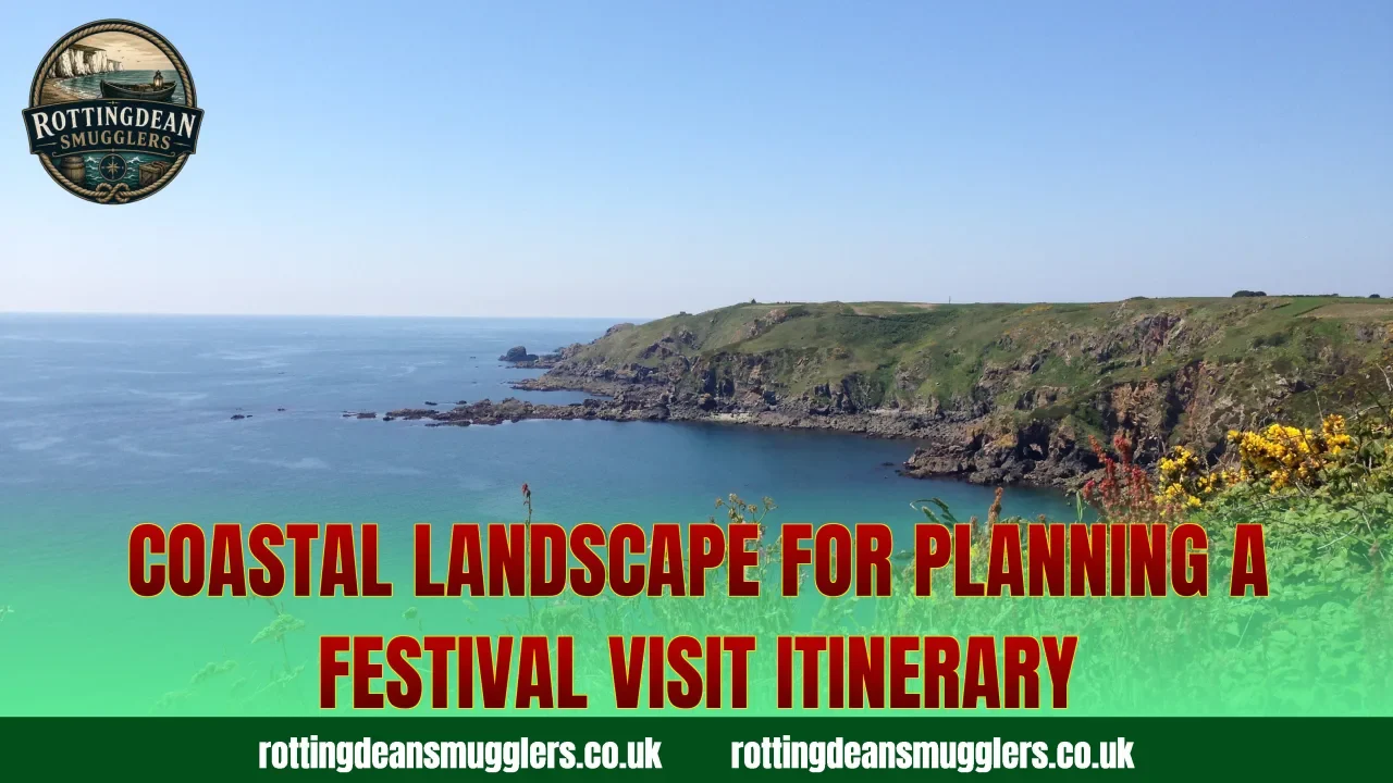 Coastal landscape for planning a festival visit itinerary
