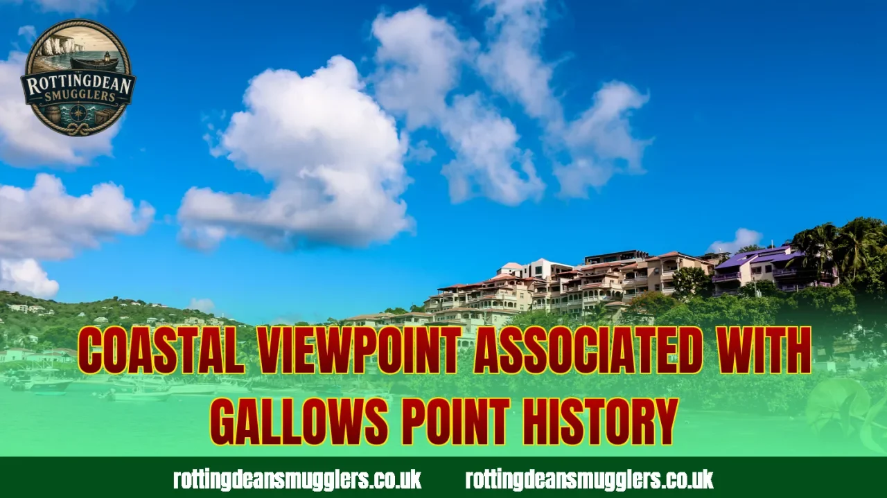 Coastal viewpoint associated with Gallows Point history