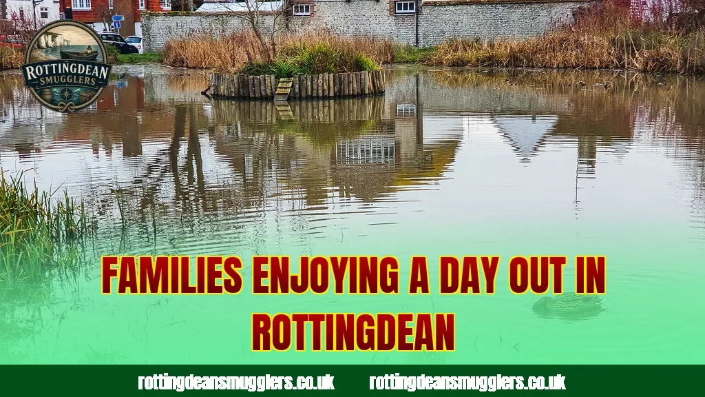 Families enjoying a day out in Rottingdean