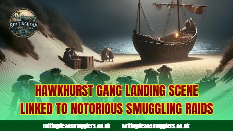 Hawkhurst gang landing scene linked to notorious smuggling raids