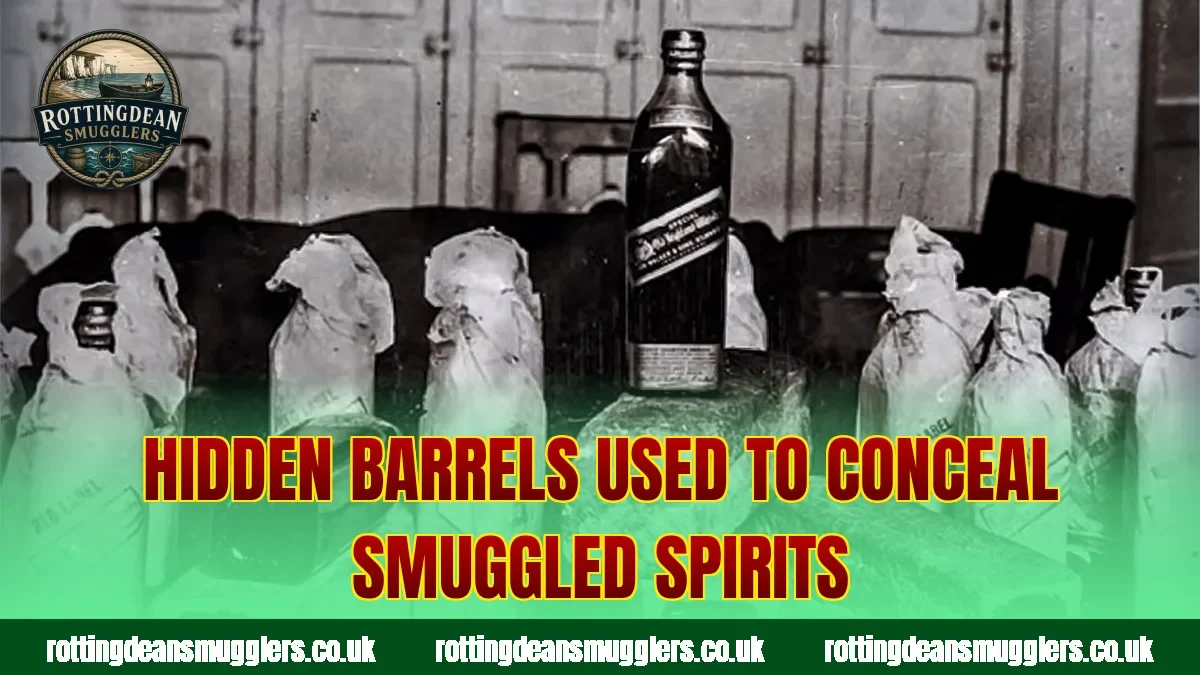 Hidden barrels used to conceal smuggled spirits