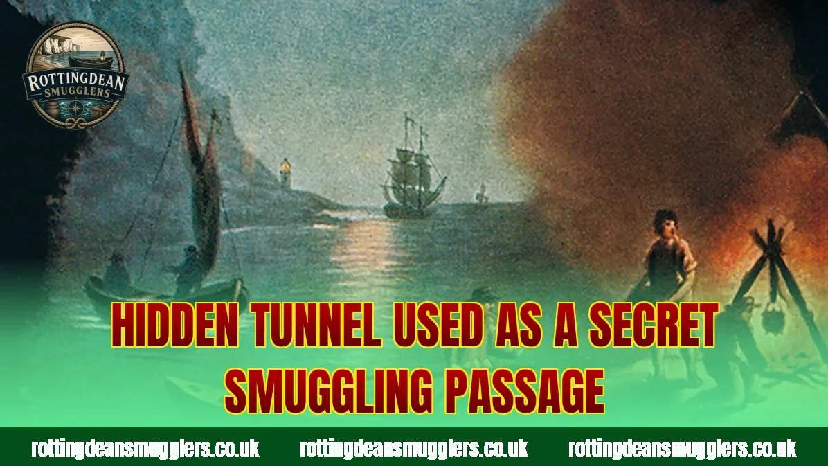 Hidden tunnel used as a secret smuggling passage