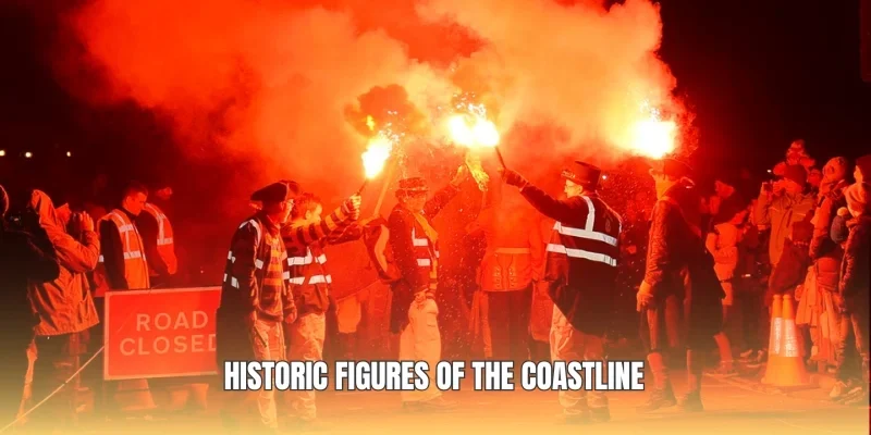 Historic figures of the coastline