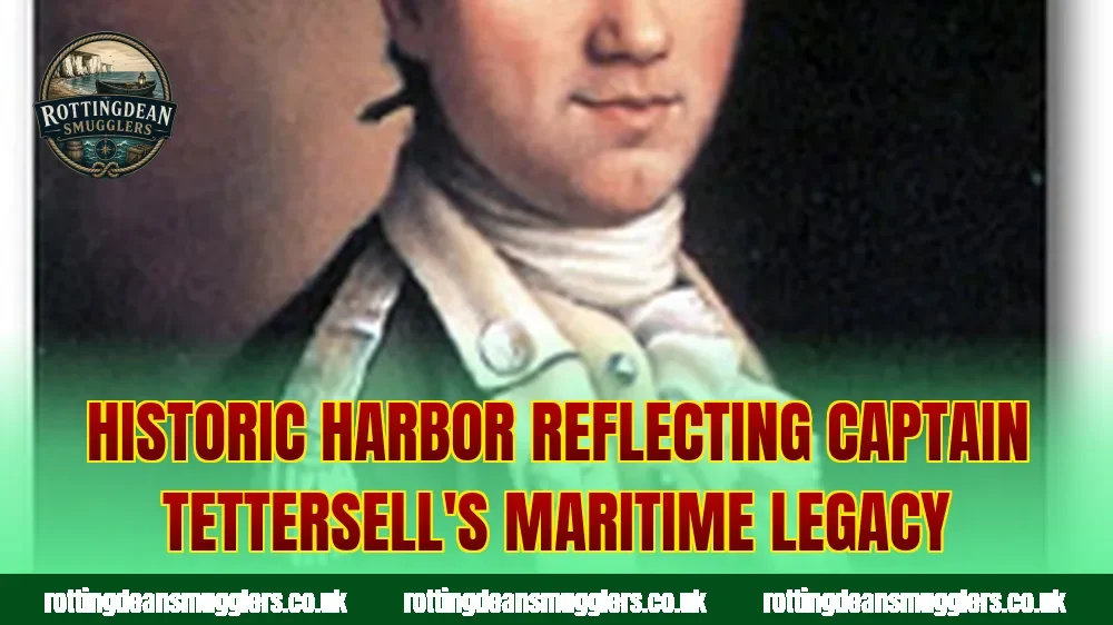 Historic harbor reflecting Captain Tettersell's maritime legacy