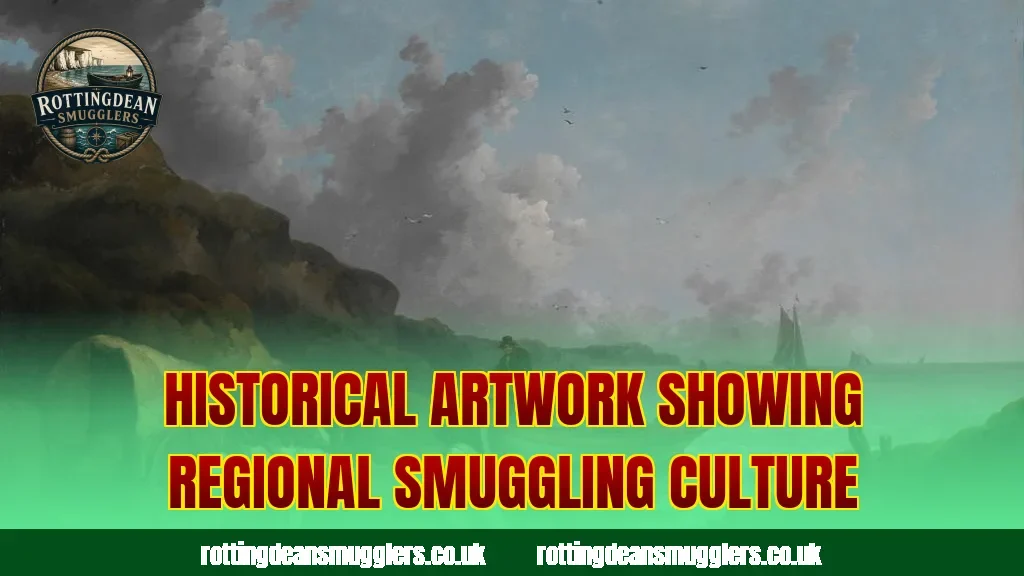 Historical artwork showing regional smuggling culture