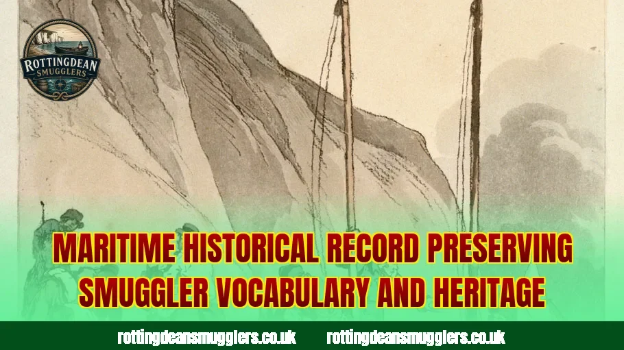 Maritime historical record preserving smuggler vocabulary and heritage