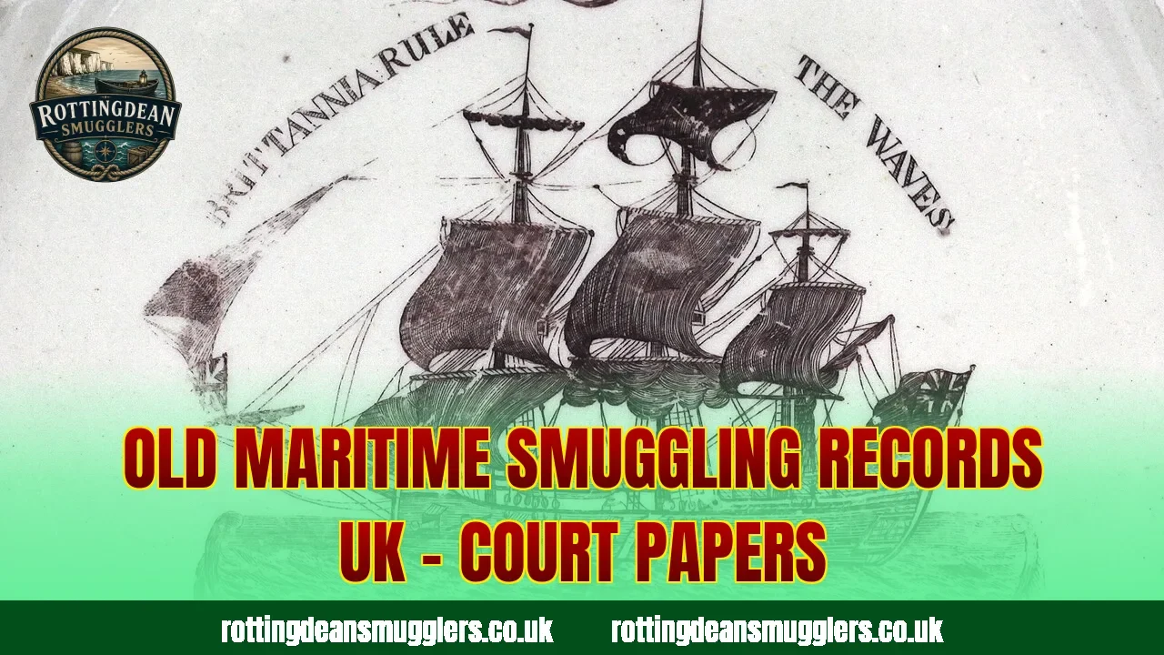 Old Maritime Smuggling Records UK – Court Papers