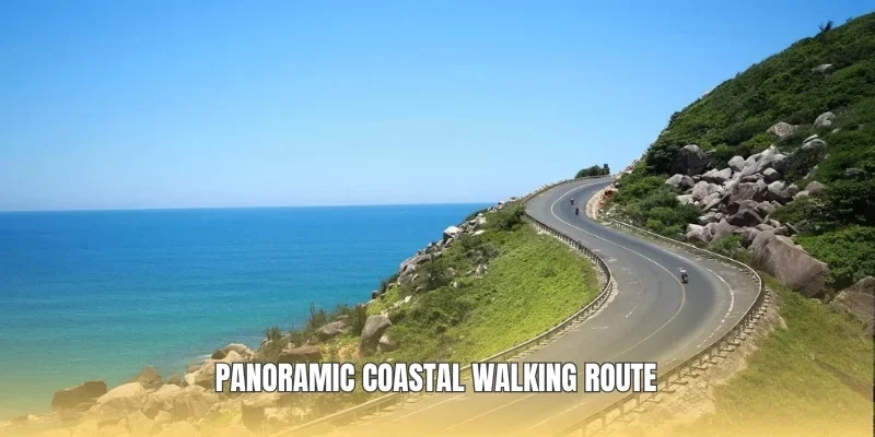 Panoramic coastal walking route
