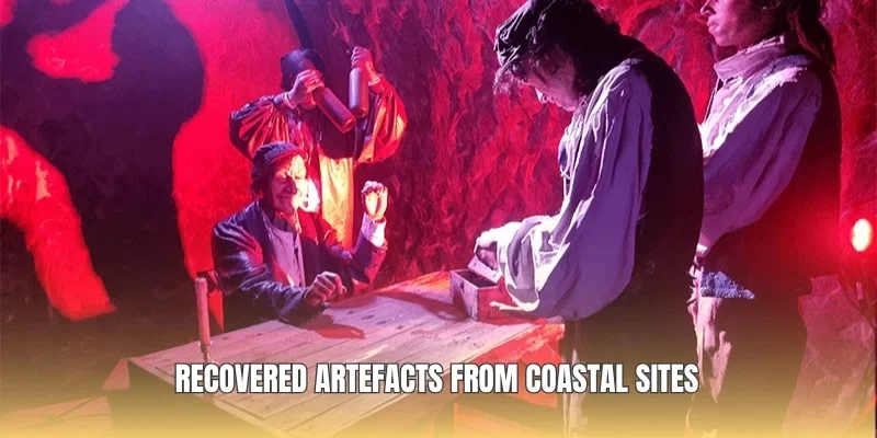 Recovered artefacts from coastal sites