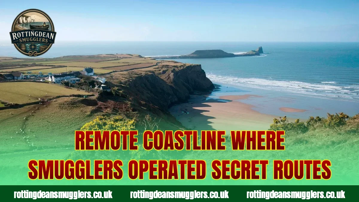 Remote coastline where smugglers operated secret routes