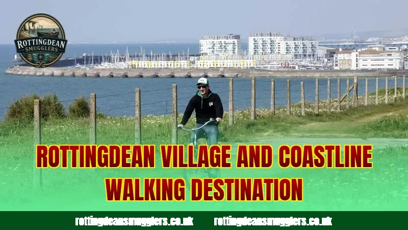 Rottingdean village and coastline walking destination