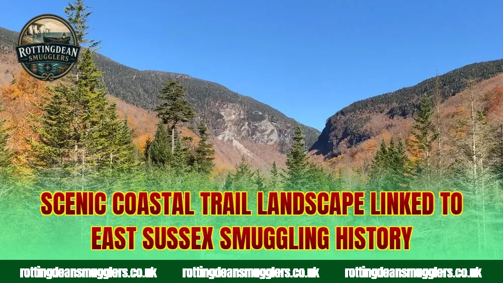 Scenic coastal trail landscape linked to East Sussex smuggling history