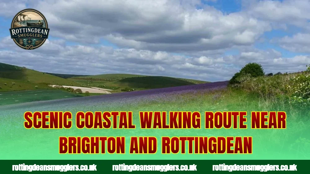 Scenic coastal walking route near Brighton and Rottingdean