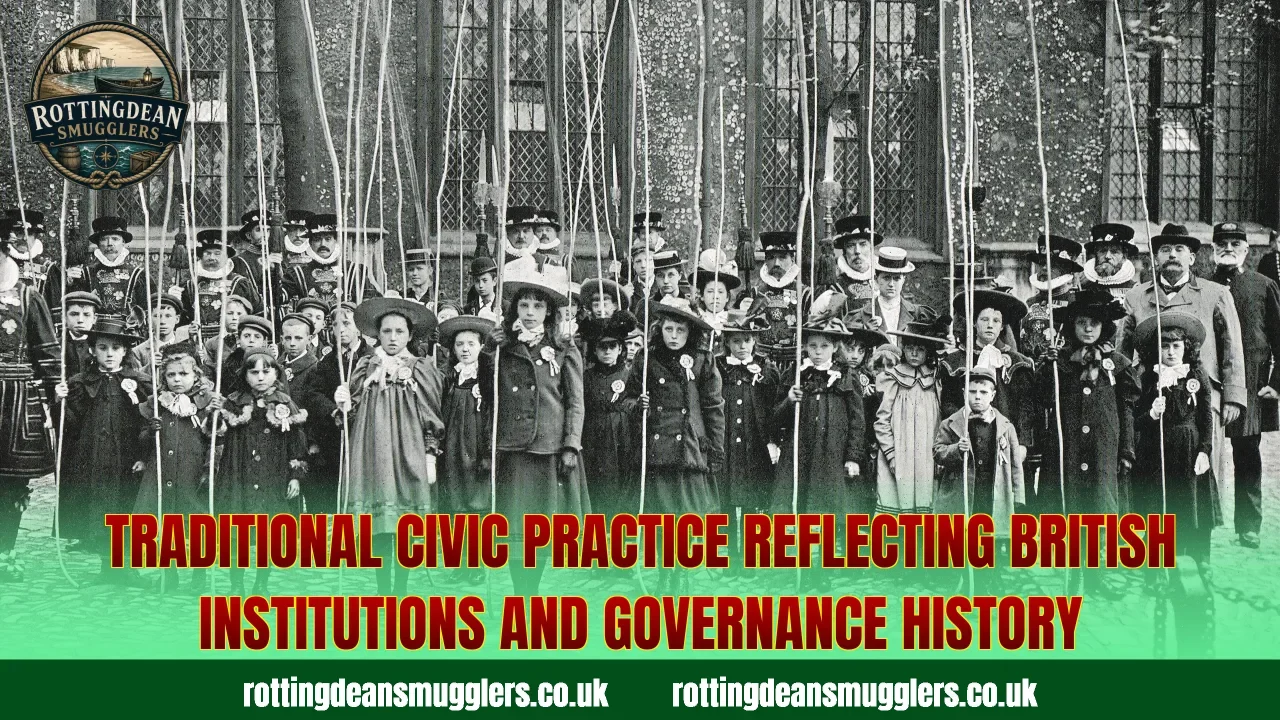 Traditional civic practice reflecting British institutions and governance history