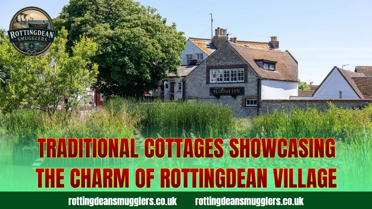 Traditional cottages showcasing the charm of Rottingdean village