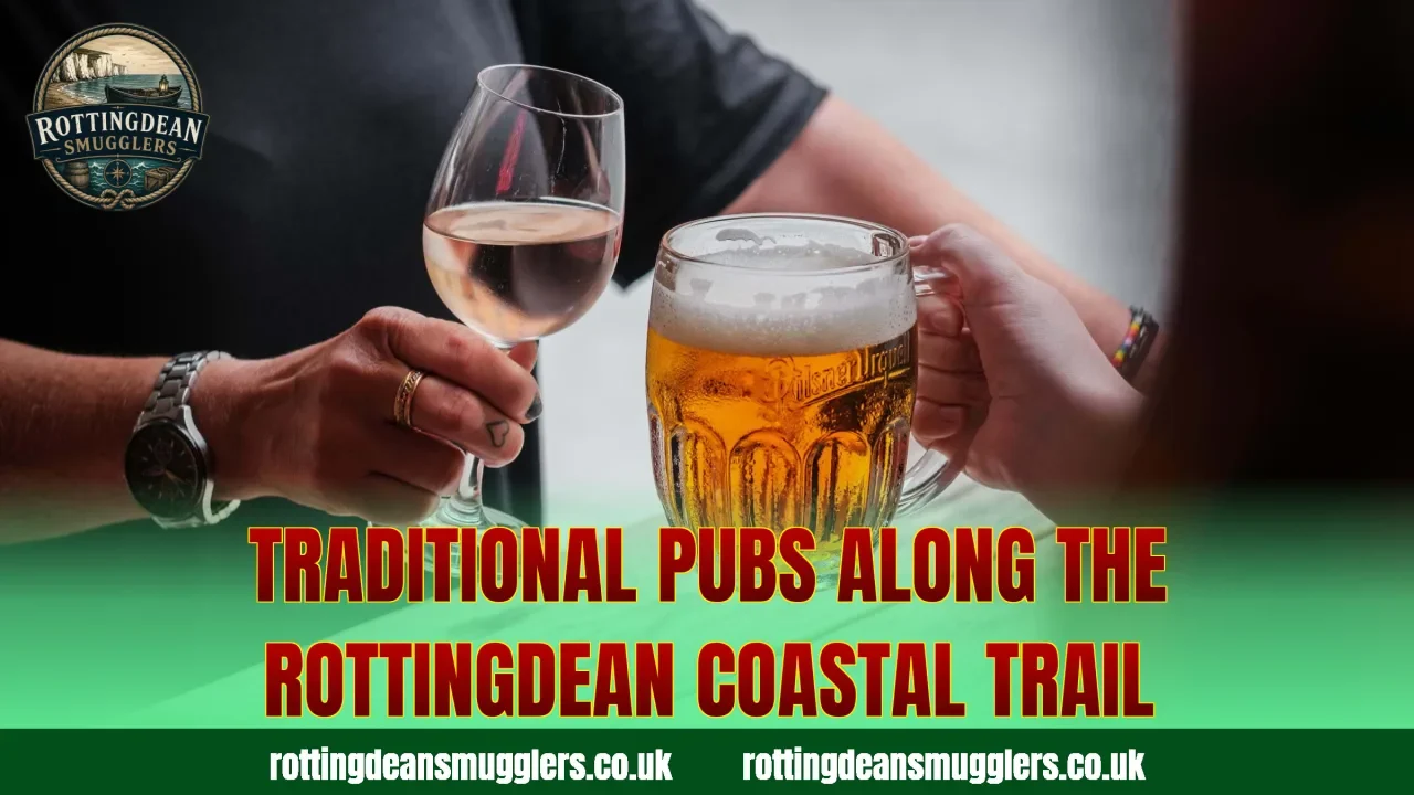 Traditional pubs along the Rottingdean coastal trail