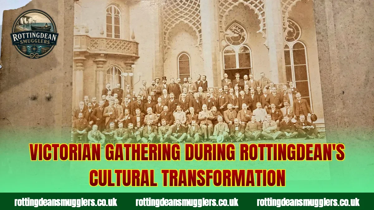 Victorian gathering during Rottingdean's cultural transformation