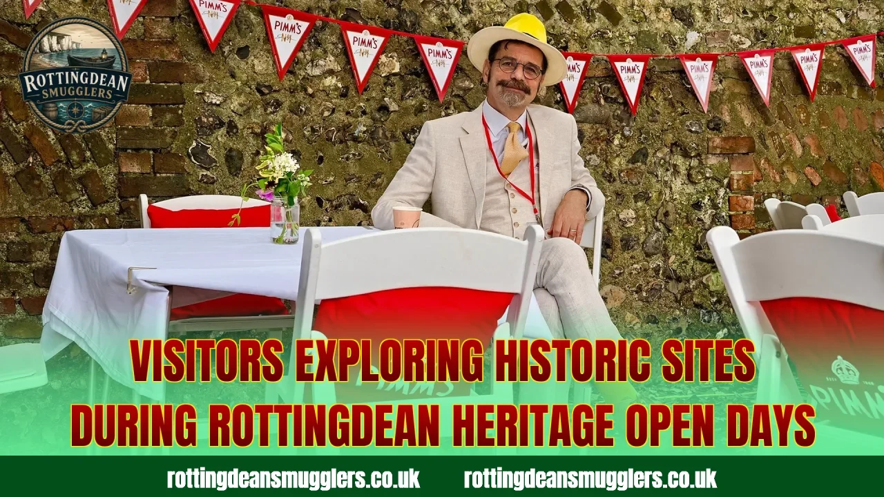 Visitors exploring historic sites during Rottingdean Heritage Open Days