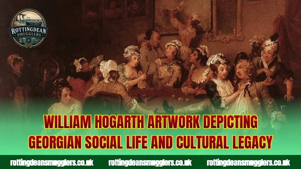 William Hogarth artwork depicting Georgian social life and cultural legacy