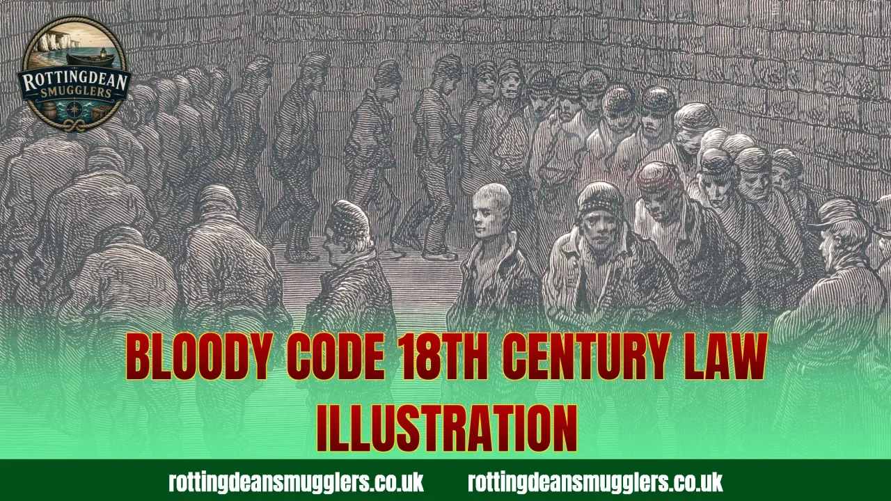 Bloody Code 18th century law illustration