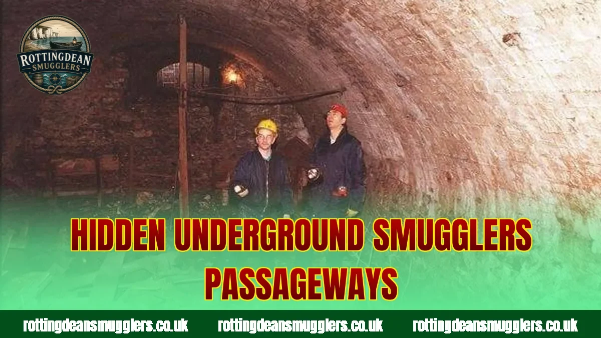Hidden underground smugglers passageways