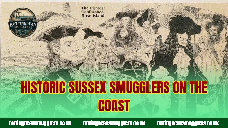 Historic Sussex smugglers on the coast