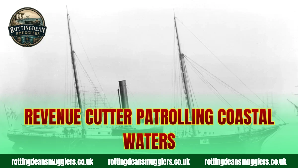 Revenue cutter patrolling coastal waters