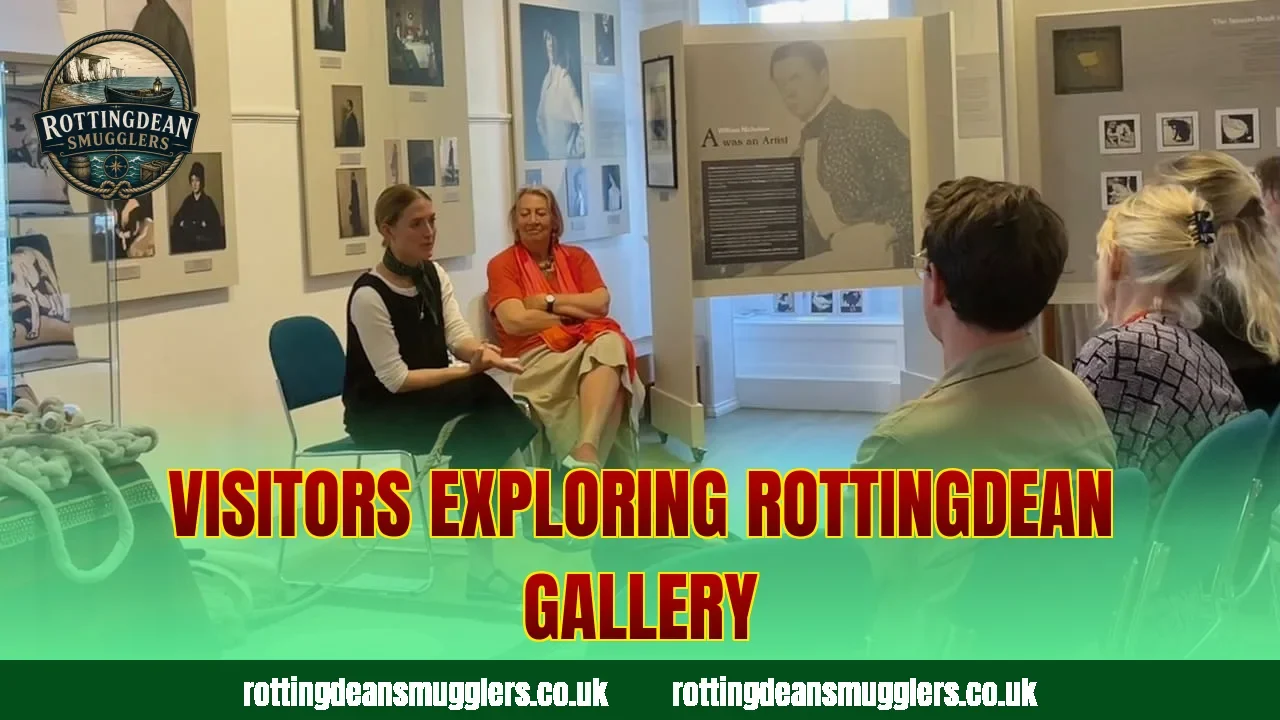 Visitors exploring Rottingdean gallery