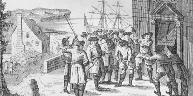 A historic Sussex and Kent coastline representing the landscape where eighteenth-century smugglers operated.